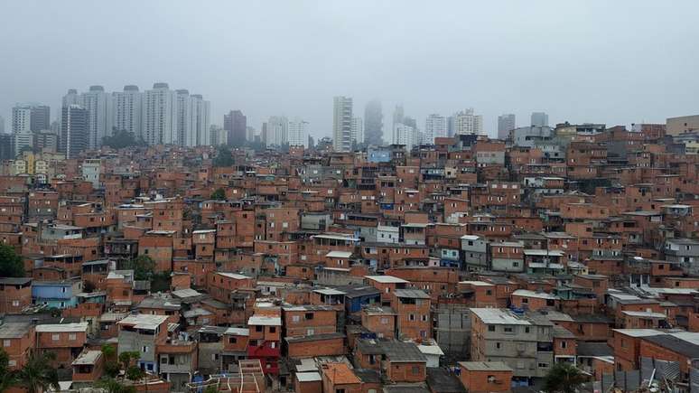 Paraisópolis, segunda maior favela de São Paulo, é vizinha do bairro do Morumbi, na zona oeste de São Paulo