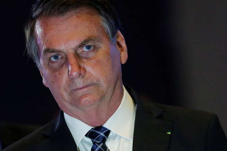 Presidente Jair Bolsonaro durante evento na Caixa, em Brasília
02/12/2019
REUTERS/Adriano Machado