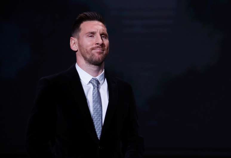 Lionel Messi na cerimônia da Bola de Ouro, em Paris
02/12/2019 REUTERS/Christian Hartmann