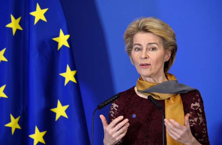 Presidente da Comissão Europeia, Ursula von der Leyen, em Bruxelas
01/12/2019 REUTERS/Johanna Geron 