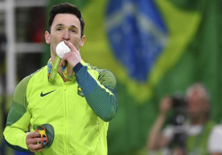 Diego se superou e conquistou a medalha de prata no Rio, em 2016 (Foto: AFP/BEN STANSALL)