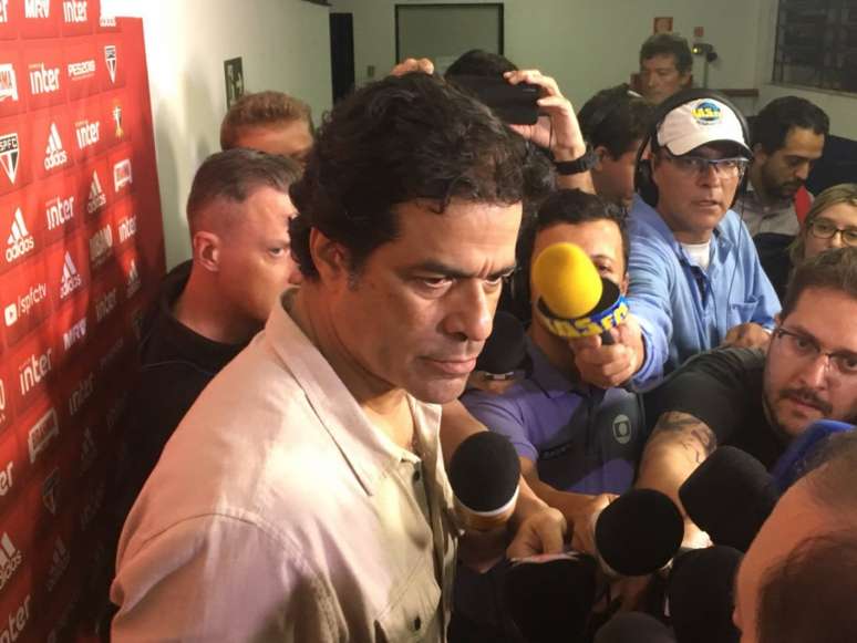 Raí , diretor de futebol do São Paulo, falou após a derrota em Porto Alegre (Fellipe Lucena)