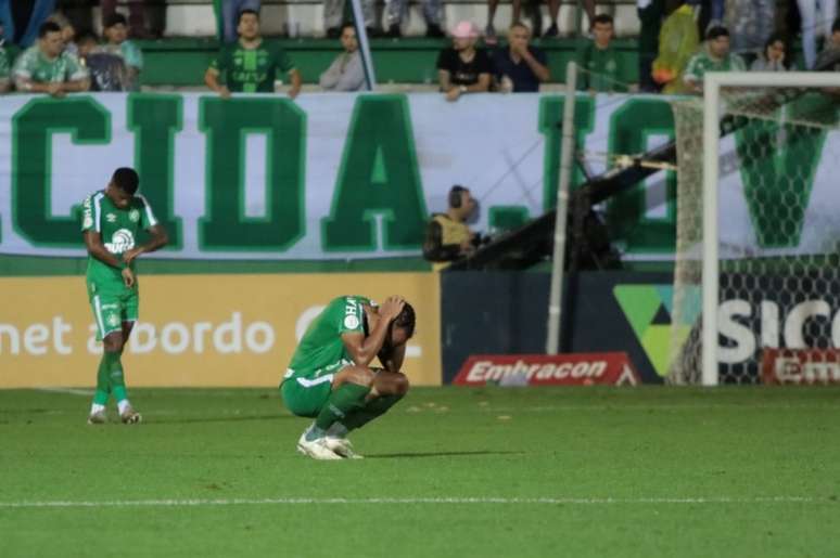 Chape estreou na Série A em 2014, mas agora não resistiu e viveu rebaixamento (Foto: Dinho Zanotto/MyPhoto Press)