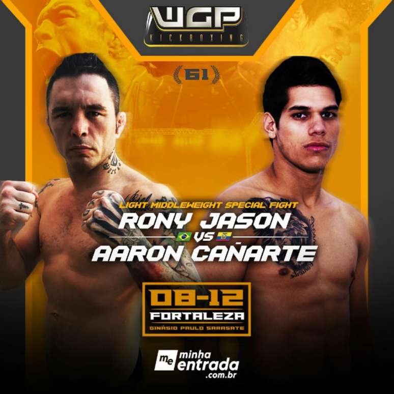 Rony Jason estreia no kickboxing no WGP diante de Aaron Cañarte (Foto: reprodução)