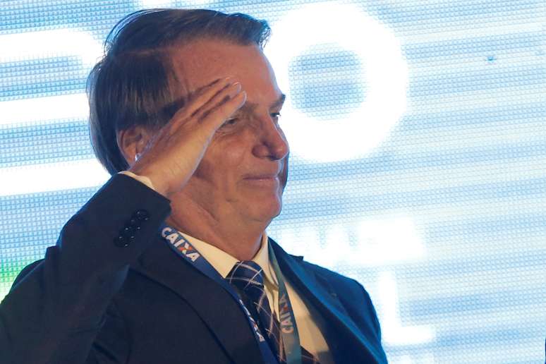 Presidente Jair Bolsonaro em evento na Caixa em Bras&iacute;lia
02/12/2019
REUTERS/Adriano Machado