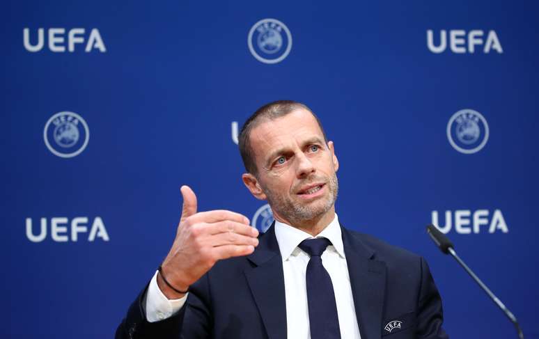 Presidente da Uefa, Aleksander Ceferin 
04/12/2019
REUTERS/Denis Balibouse