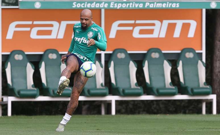 Felipe Melo foi julgado pelo STJD na manhã desta quarta-feira (Foto: Agência Palmeiras/Divulgação)