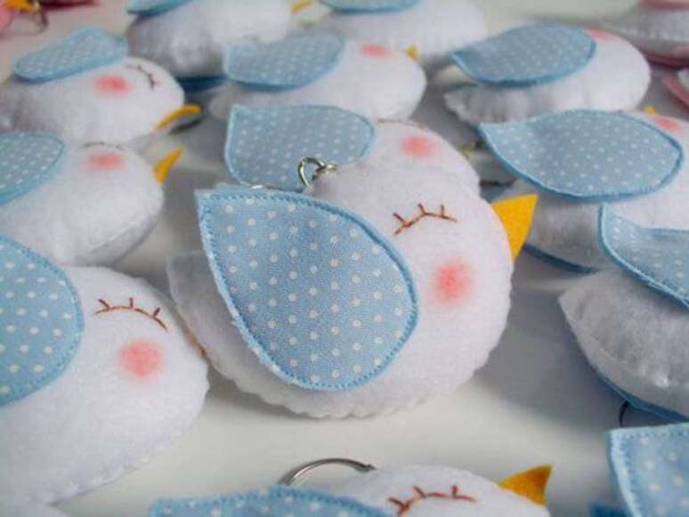 51. Lembrancinha de batizado em feltro linda e delicada &ndash; Via: Revista Artesanato