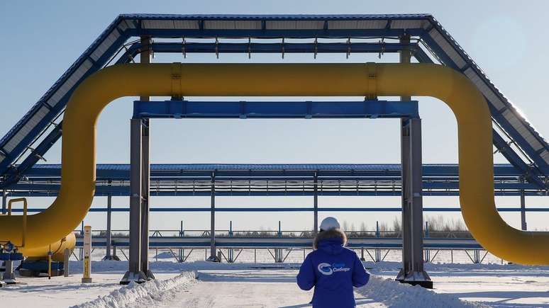 O gasoduto Força da Sibéria fornecerá 38 bilhões de metros cúbicos de gás por ano