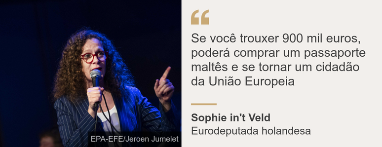 Declara&ccedil;&atilde;o da eurodeputada holandesa Sophie in't Veld