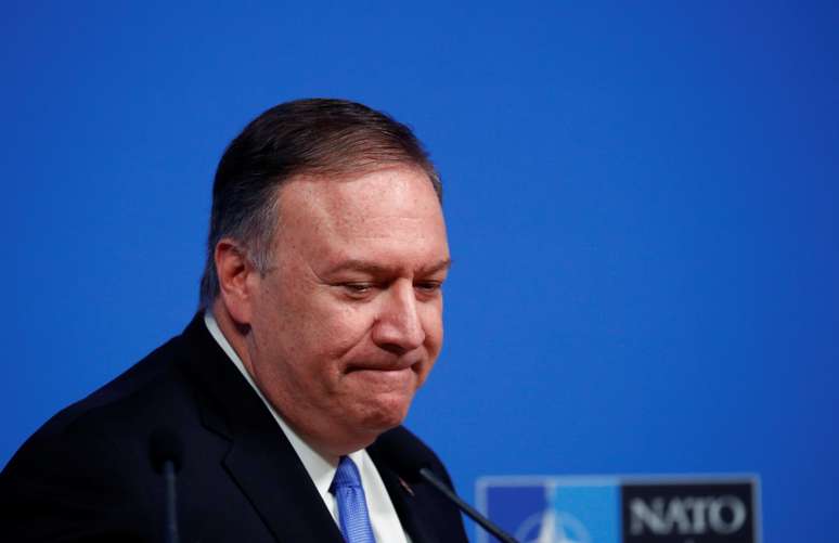 Secretário de Estado dos EUA, Mike Pompeo, durante reunião da Otan em Bruxelas
20/11/2019
REUTERS/Francois Lenoir