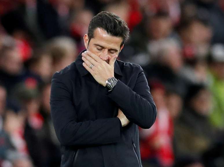 Marco Silva durante partida entre Everton e Southampton pelo Campeonato Ingl&ecirc;s
09/11/2019 REUTERS/David Klein