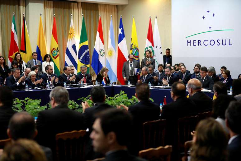 Reunião do Mercosul em Bento Gonçalves
05/12/2019 REUTERS/Diego Vara 