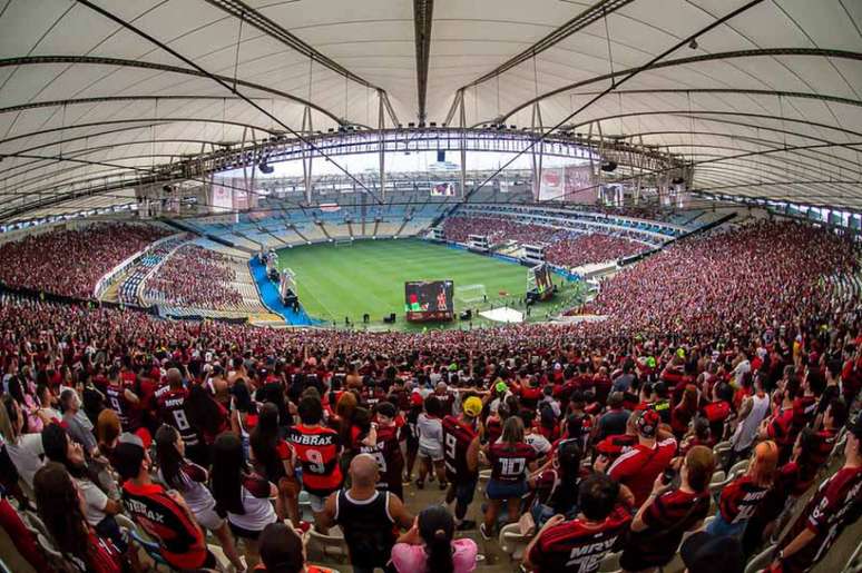 Maracanã a princípio terá apenas torcida do Flamengo, nesta quinta-feira (Foto: Marcelo Cortes / Flamengo)