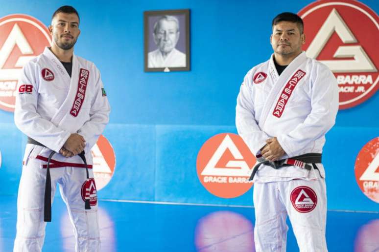 Diogo Tutuba e Paulo Samoa são os professores responsáveis pela Gracie Barra matriz (Foto: divulgação)