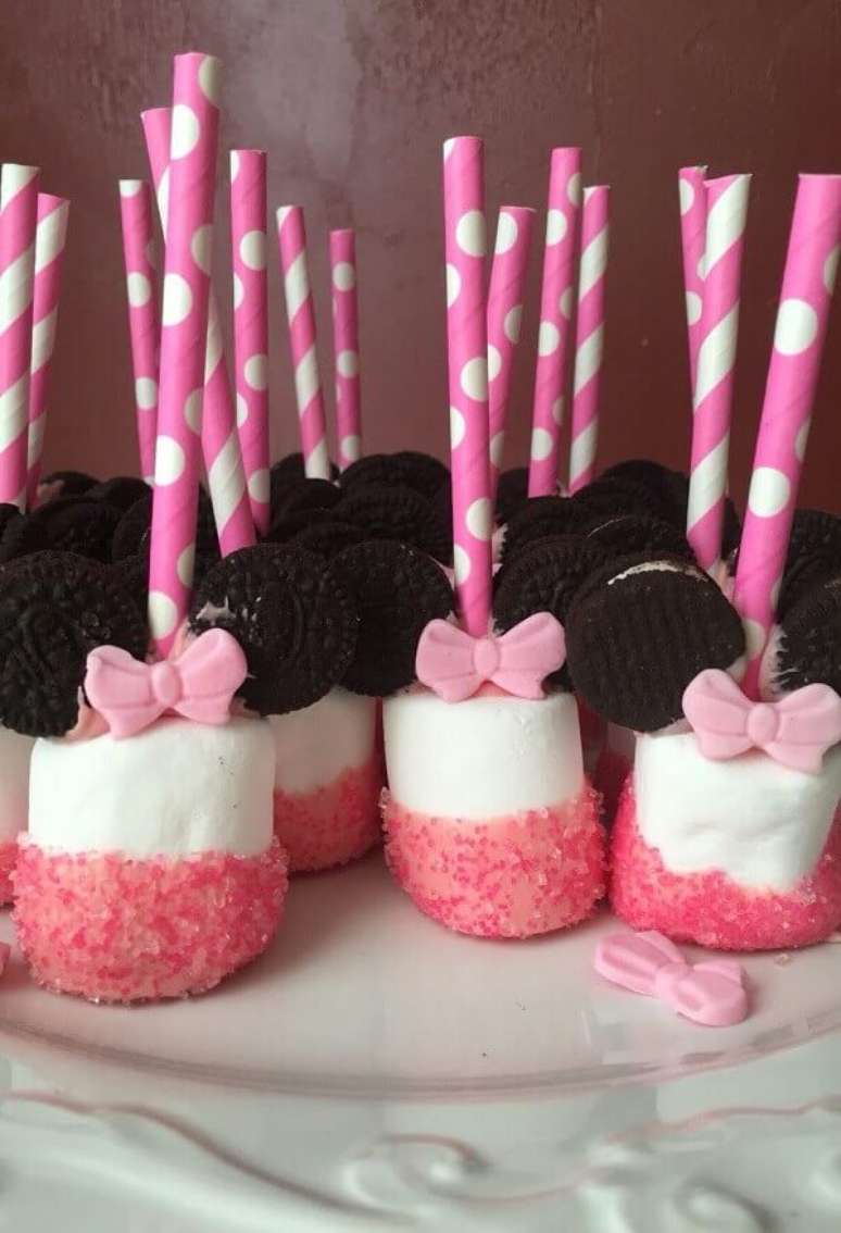 18 – Aposte em Marshmallow na festa da Minnie. Fonte: Pinterest