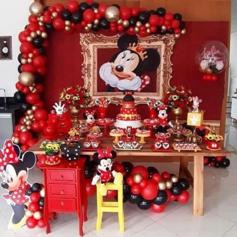 Decoração Festa Minnie Vermelha