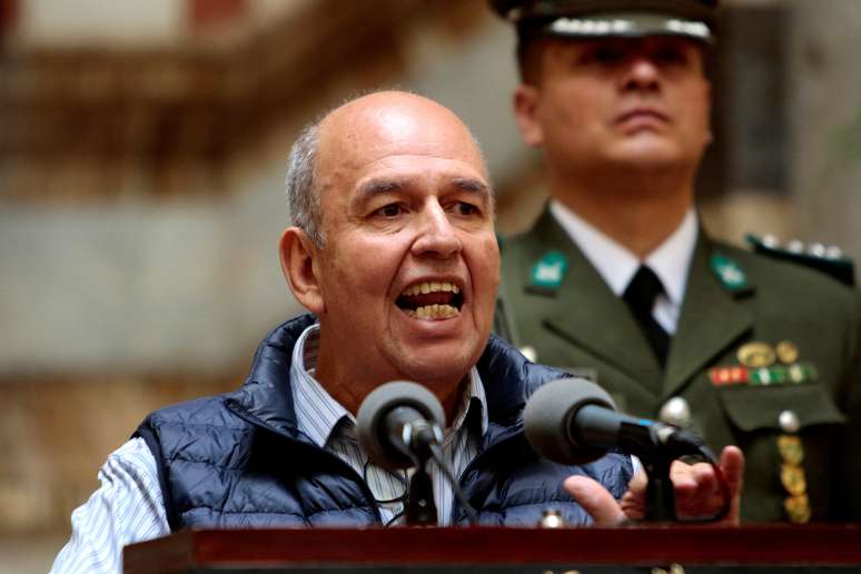 Ministro do Interior da Bolívia, Arturo Murillo
18/11/2019
REUTERS/Manuel Claure