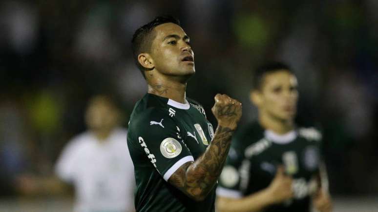 Dudu marcou dois gols contra o Goiás (Foto: Cesar Greco/SEP)