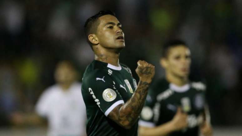 Dudu durante a goleada do Palmeiras por 5 a 1 sobre o Goiás (Foto: Cesar Greco/Palmeiras)