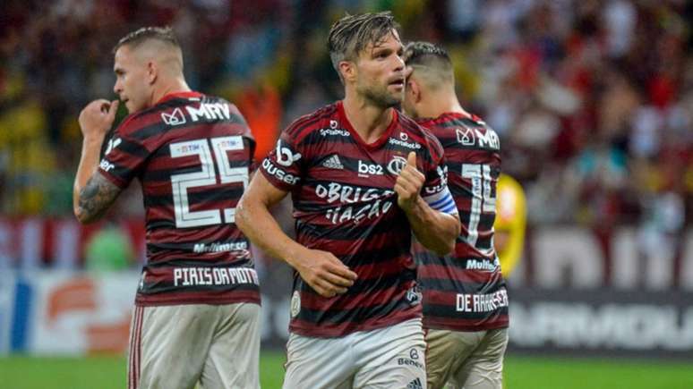 Diego chegou a cinco gols em 42 jogos na temporada (Foto: Marcelo Cortes / Flamengo)