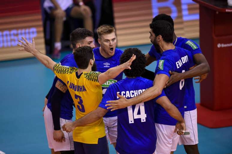 Cruzeiro garantiu vaga na final ao derrotar equipe russa (Foto: Agênciai7/Sada Cruzeiro)