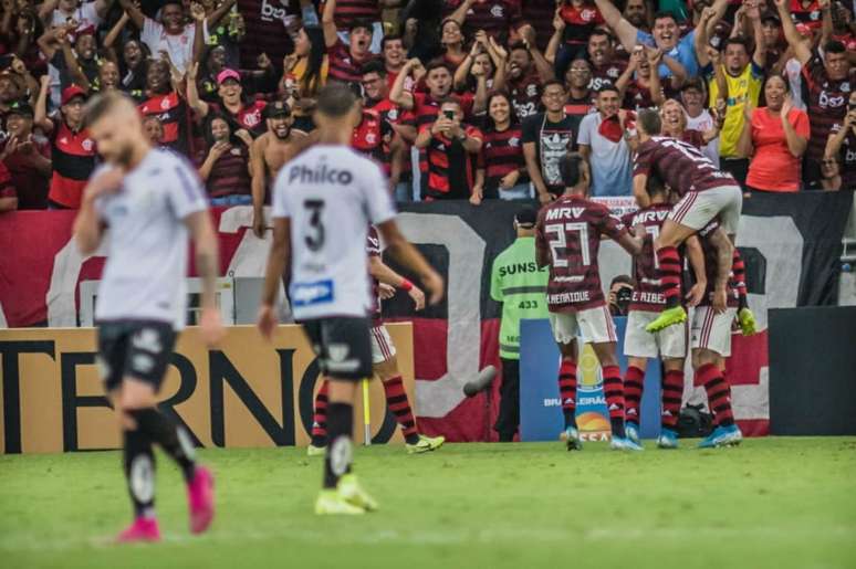 No primeiro turno, vitória do Flamengo por 1 a 0, no Maracanã (Foto: Maga Jr/O Fotográfico/Lancepress!)