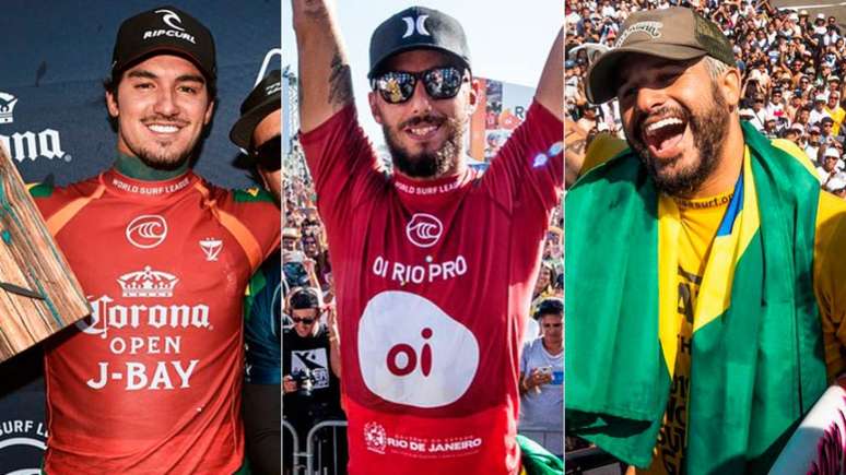 Medina, Filipe Toledo e Ítalo Ferreira são favoritos (Foto: Divulgação/WSL)