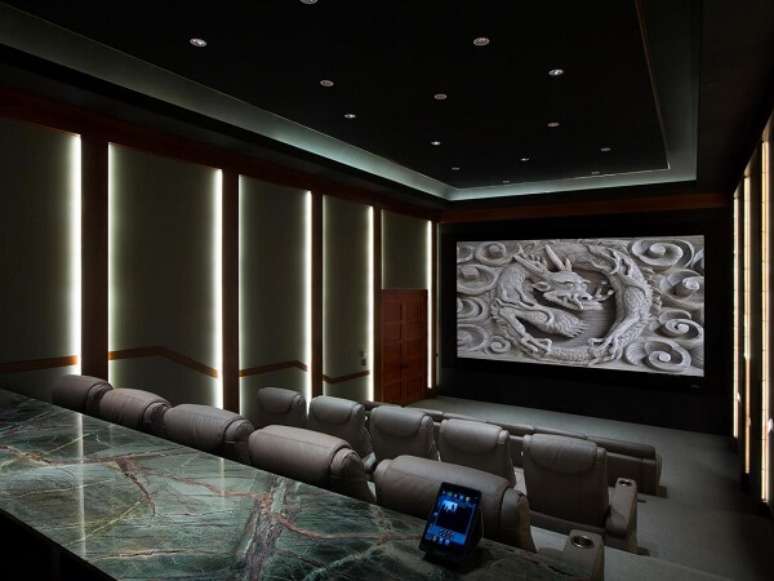 57. Iluminação especial para sala de cinema. Fonte: Pinterest