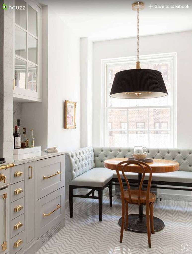 39. Use o lustre nos principais lugares da sua cozinha &ndash; Via: Living Gazette