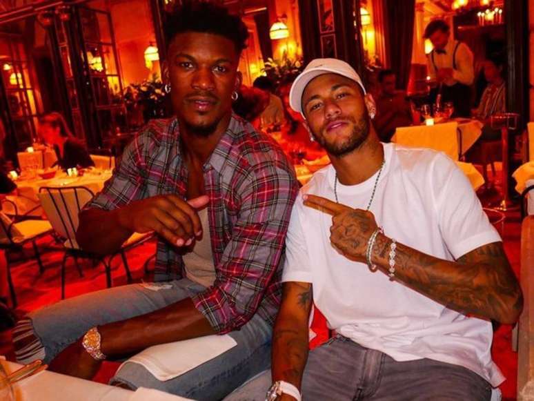 Neymar e Jimmy Butler viraram amigos após os Jogos do Rio