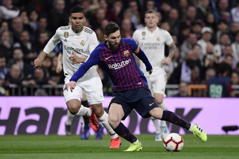 Clássico entre Barcelona e Real Madrid corre riscos (JAVIER SORIANO / AFP)