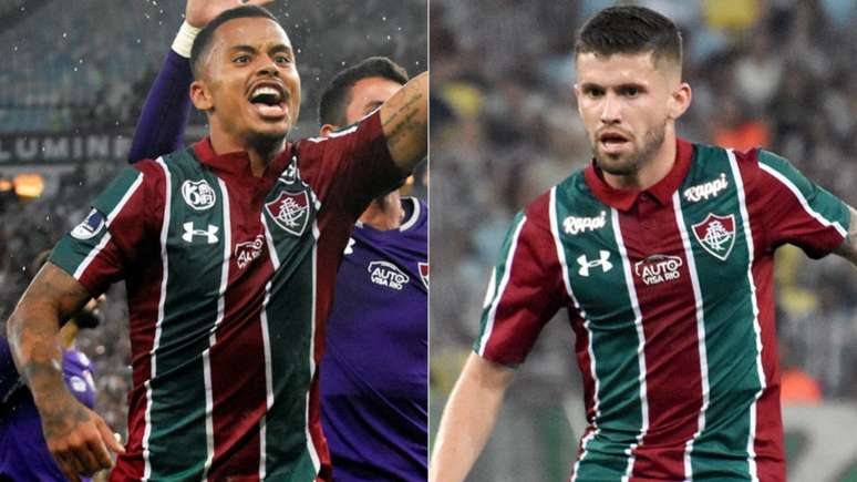Allan e Caio Henrique são os jogadores que mais deram passes no Brasileirão (Fotos: Mailson Santana/Fluminense)