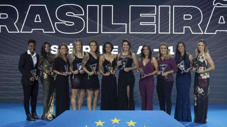 Seleção feminina do Brasileirão (Foto: Lucas Figueiredo/CBF)