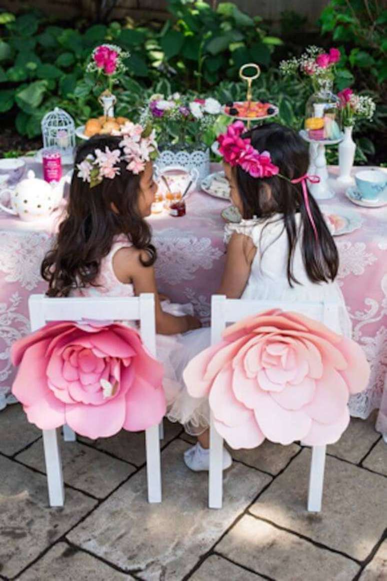71.&nbsp;Decora&ccedil;&atilde;o com flores para&nbsp;festa infantil &ndash; Via: A minha Festinha