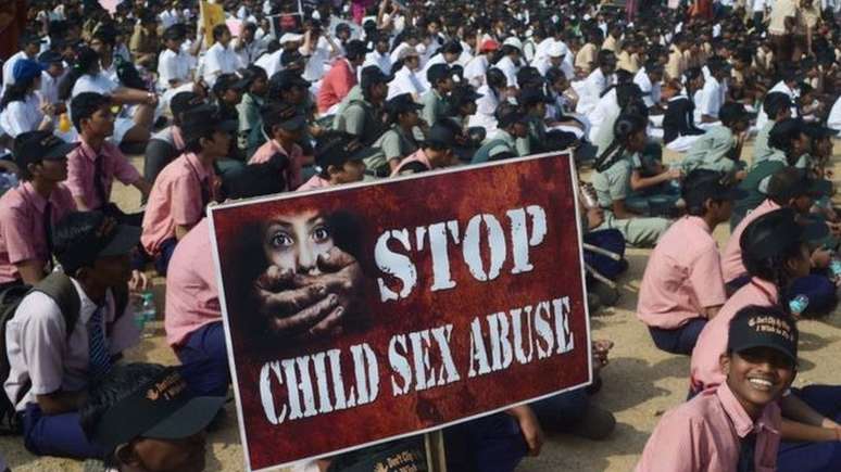 Estatísticas indicam que uma criança é abusada na Índia a cada 15 minutos