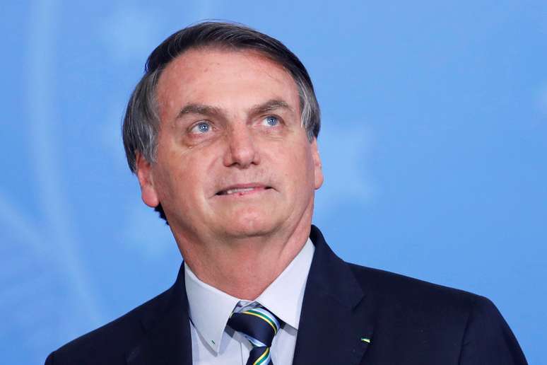 Presidente Jair Bolsonaro durante cerimônia no Palácio do Planalto
10/12/2019
REUTERS/Adriano Machado