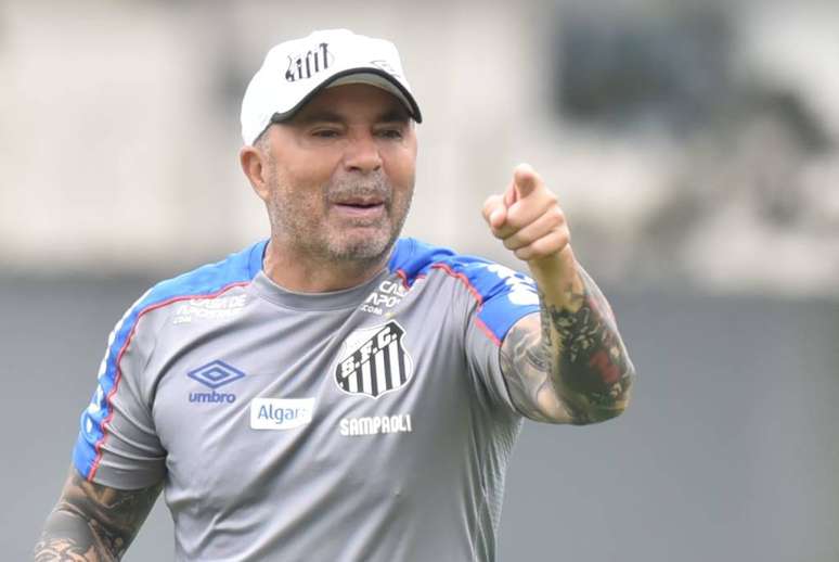 Sampaoli ficou uma temporada no Santos (Foto: Ivan Storti/SFC)