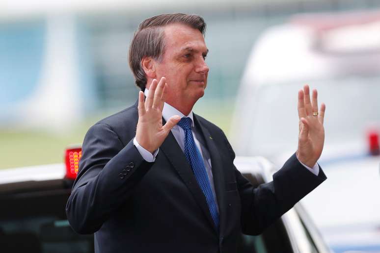 Presidente Jair Bolsonaro deixa Palácio da Alvorada 
12/12/2019 REUTERS/Adriano Machado 