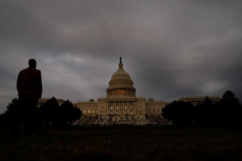 Vista do prédio do Congresso dos EUA em Washington
13/10/2019 REUTERS/Carlos Jasso 