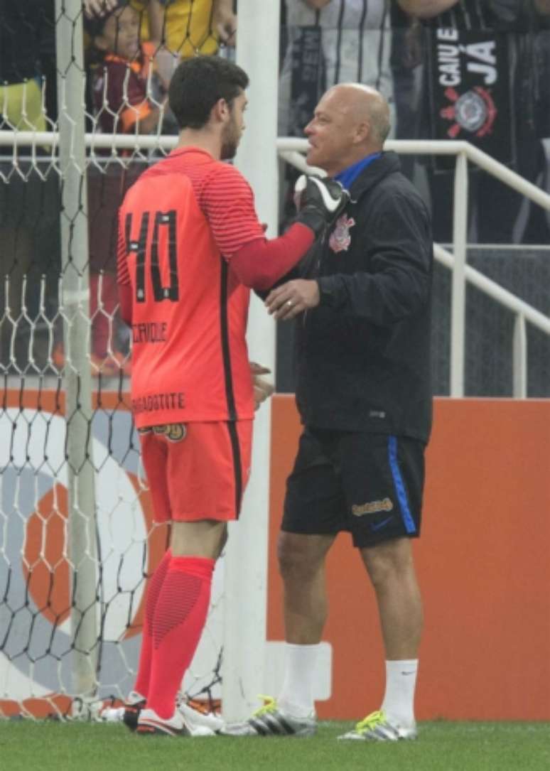 Caíque é, atualmente, o terceiro goleiro do Corinthians (foto:Daniel Augusto Jr/Corinthians)