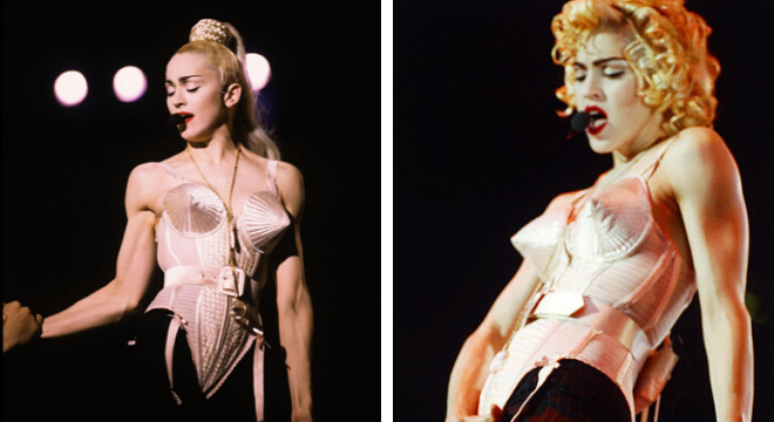 Madonna na turne “Blond Ambition” (Foto: Reprodução)