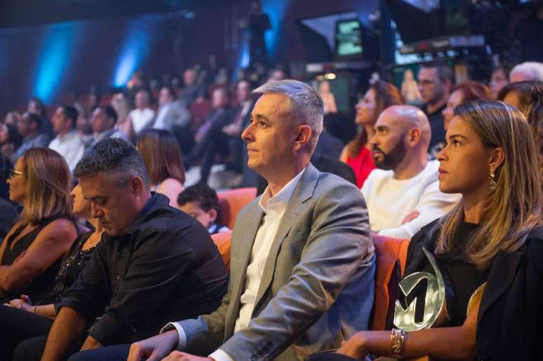 Tiago Nunes foi um dos homenageados no Troféu Mesa Redonda, da TV Gazeta (Foto: Mariana Cavalcanti)