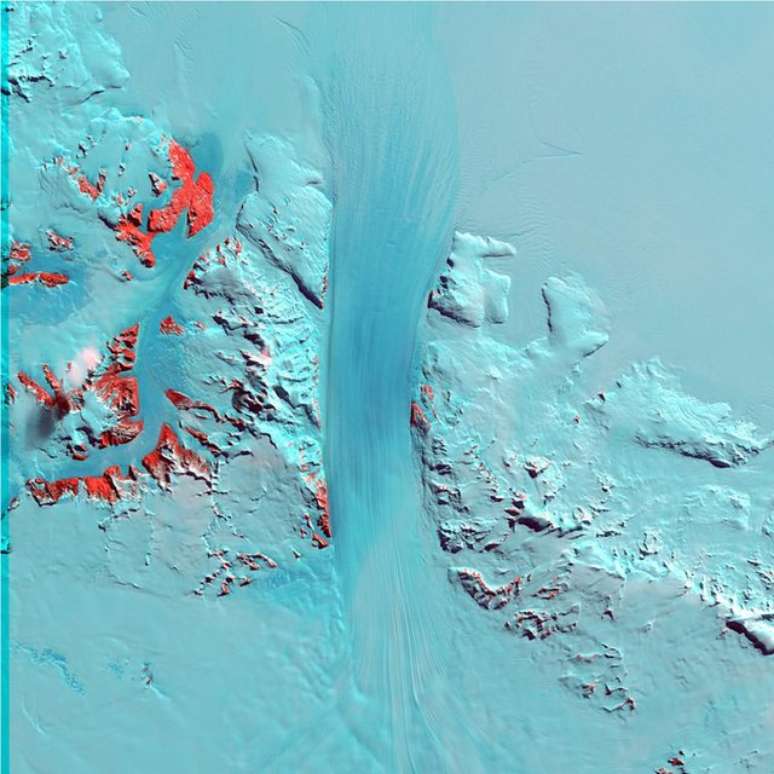 Byrd é uma gigantesca geleira na Antártida
