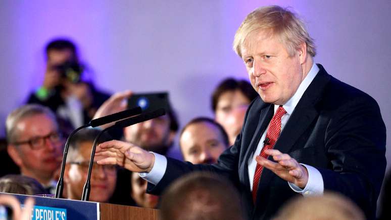 Primeiro-ministro, Boris Johnson, centrou sua campanha eleitoral em torno do Brexit