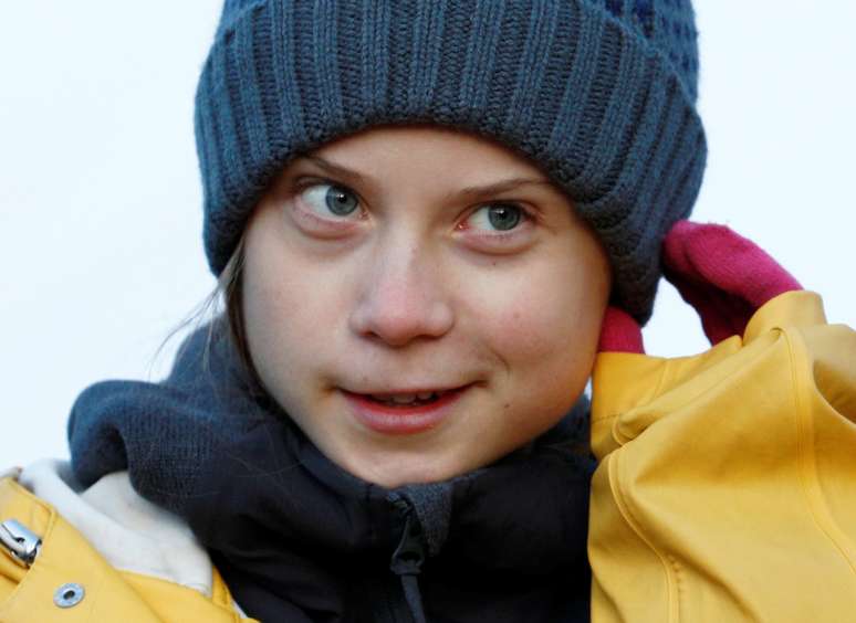 Ativista do clima Greta Thunberg durante protesto em Turim
13/12/2019
REUTERS/Guglielmo Mangiapane
