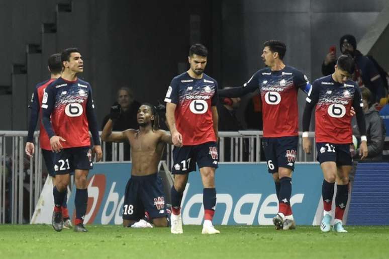Renato Sanches foi o autor do gol da vitória do Lille (Foto: AFP)