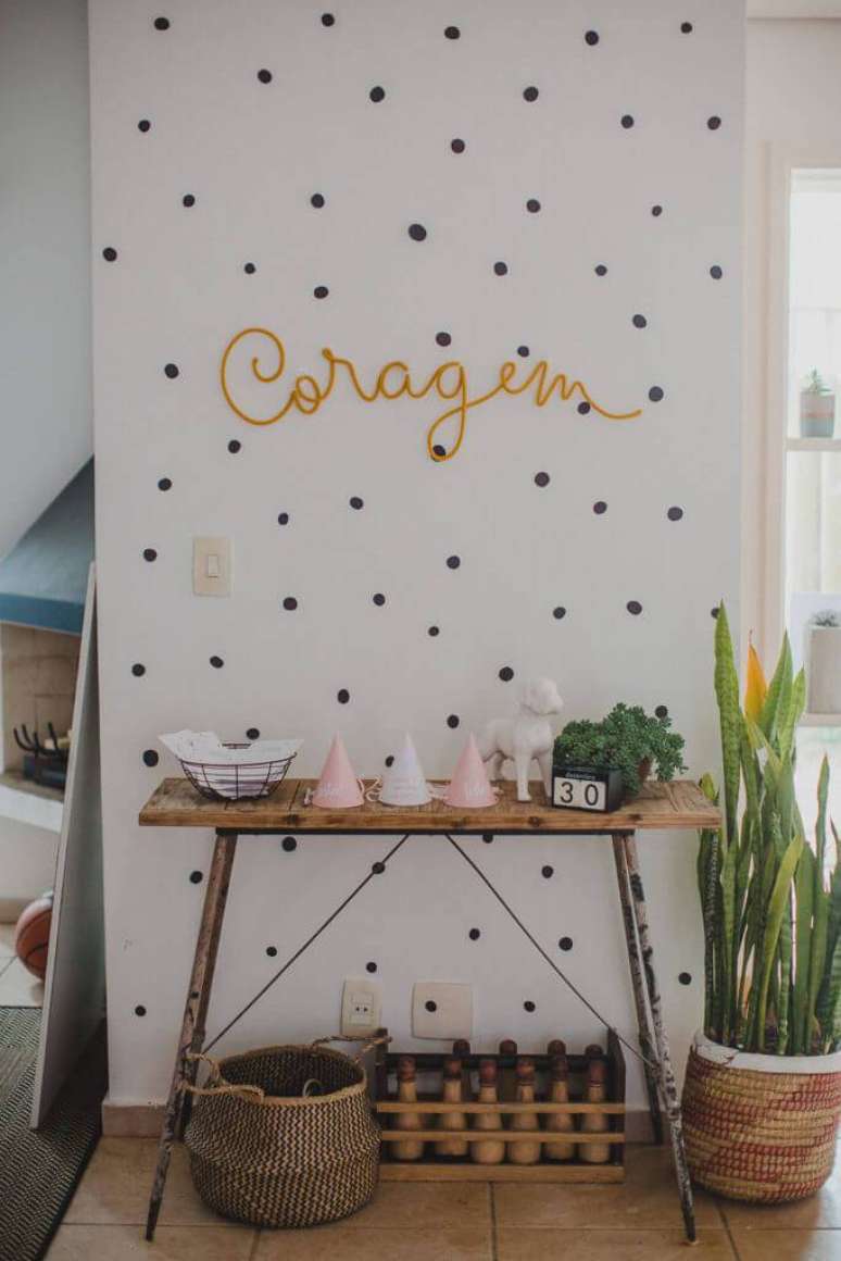 17. Festa em casa com decora&ccedil;&atilde;o simples &ndash; Via: L&aacute;pis de M&atilde;e