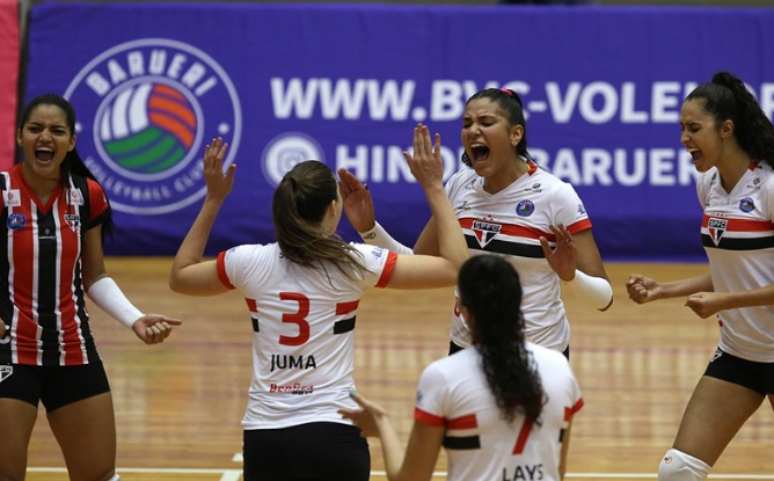 O São Paulo/Barueri é o atual campeão paulista (Foto: Divulgação/SPFC)