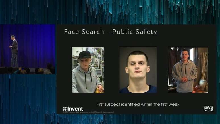 Amazon promoveu sua tecnologia de reconhecimento facial como uma ferramenta para combater crimes